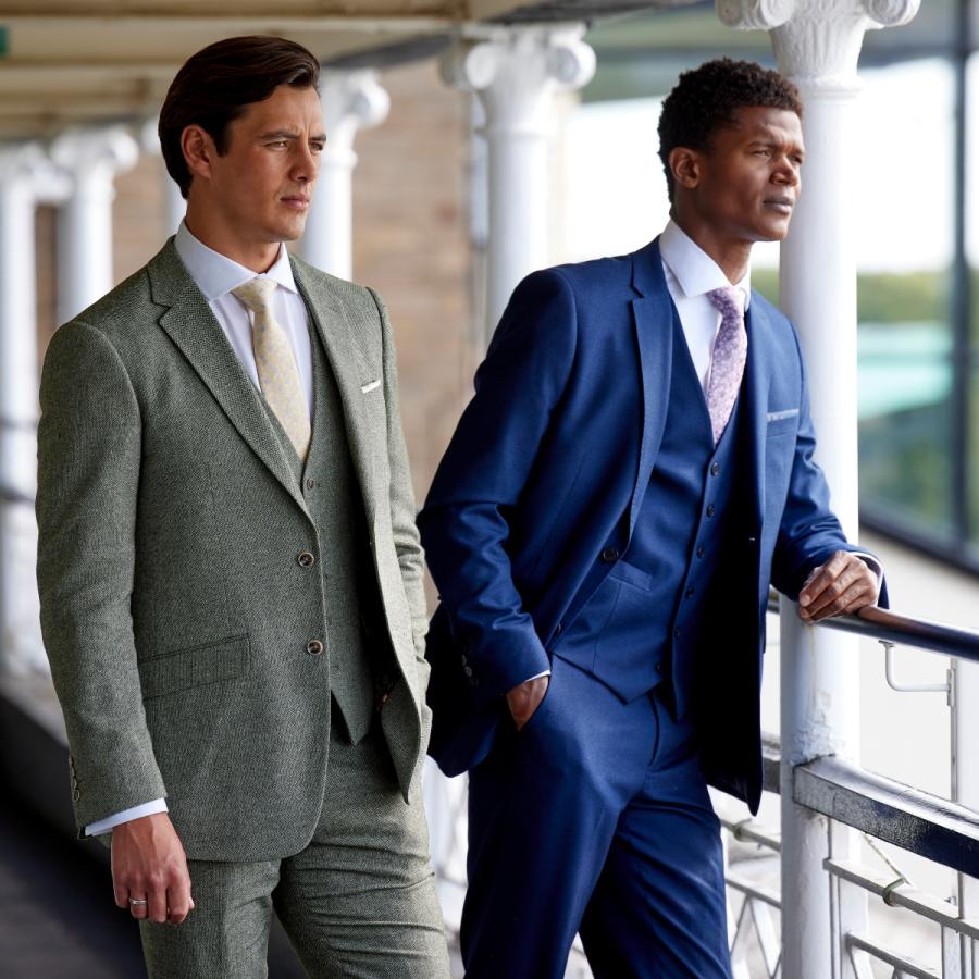 Smartly dressed men at the races